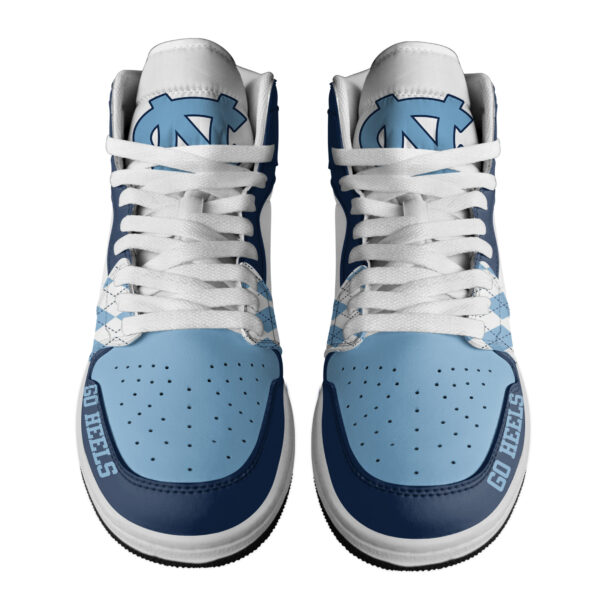 Tubopro North Carolina Tar Heels AJ1 High Sneakers Shoes For Men And Women - Image 2