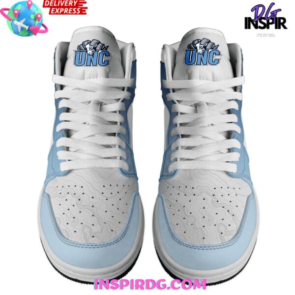 Tubopro North Carolina Tar Heels AJ1 High Sneakers Shoes For Men And Women - Image 3