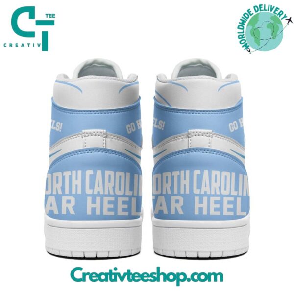 Tubopro North Carolina Tar Heels AJ1 High Sneakers Shoes For Men And Women - Image 3
