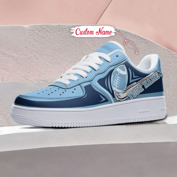 Tubopro North Carolina Tar Heels NCAA Air Low-Top Sneakers Shoes For Men And Women - Image 3