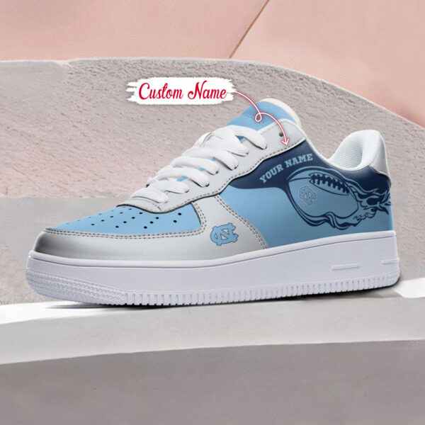 Tubopro North Carolina Tar Heels NCAA Air Low-Top Sneakers Shoes For Men And Women - Image 3