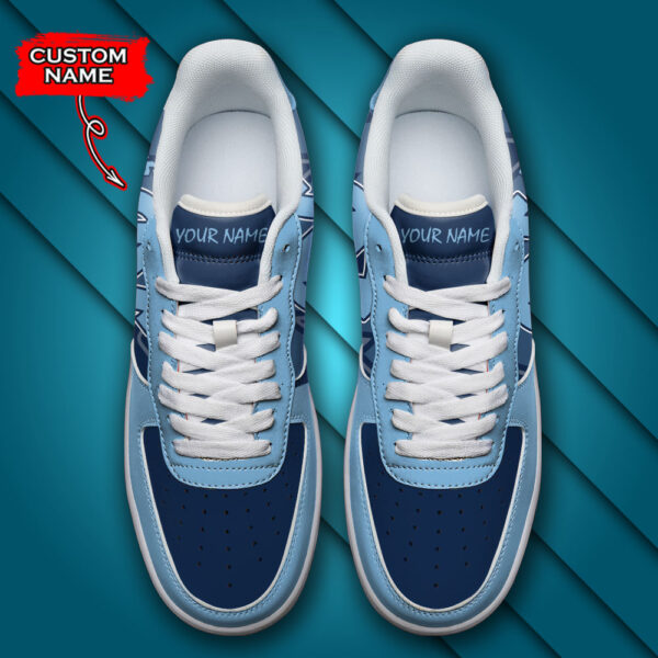 Tubopro North Carolina Tar Heels NCAA Air Low-Top Sneakers Shoes For Men And Women - Image 4