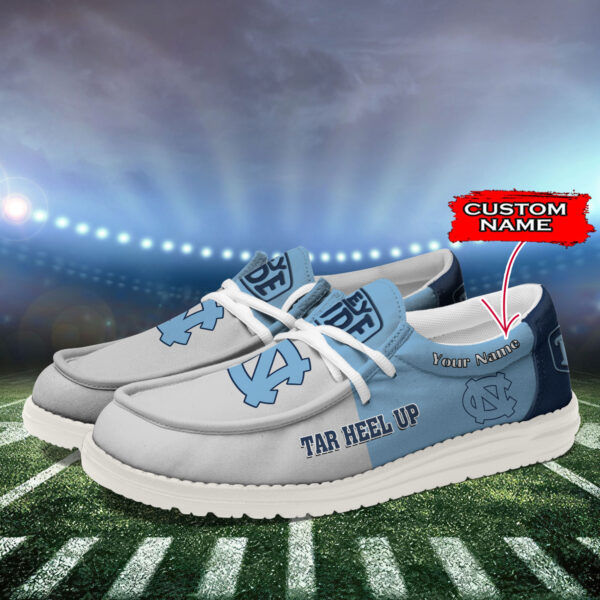 Tubopro North Carolina Tar Heels Personalized Hey Dude Shoes For Men And Women - Image 3