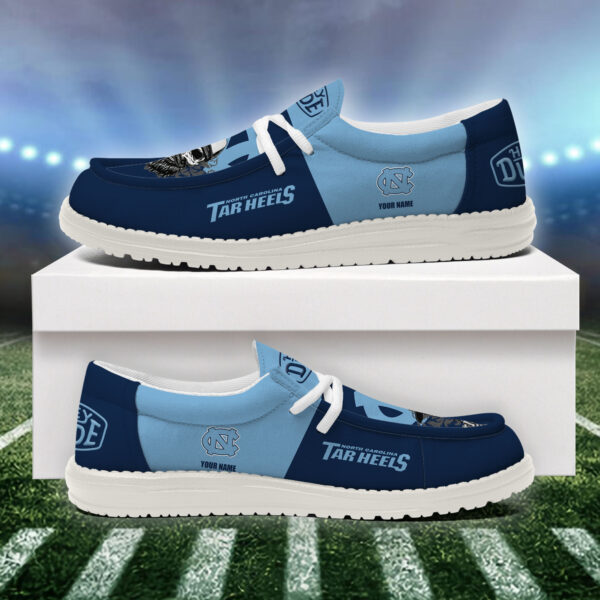Tubopro North Carolina Tar Heels Personalized Hey Dude Shoes For Men And Women - Image 4