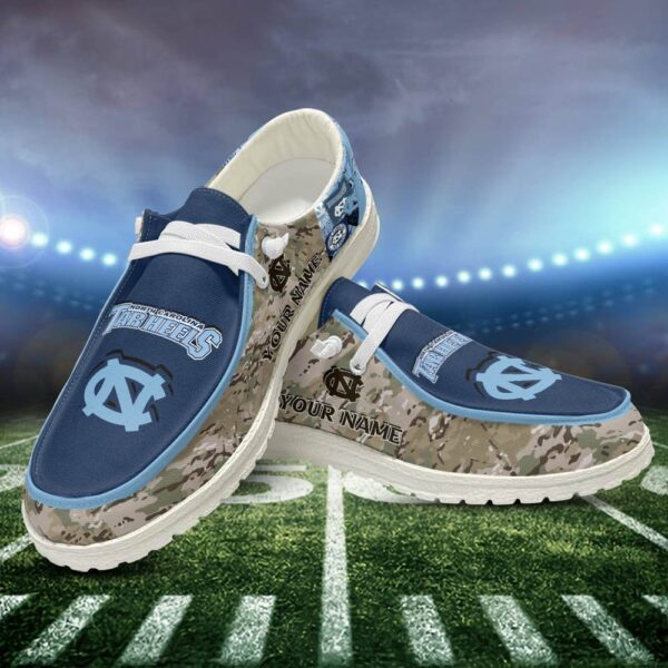 Tubopro North Carolina Tar Heels Personalized Hey Dude Shoes For Men And Women