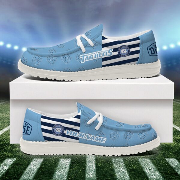 Tubopro North Carolina Tar Heels Personalized Hey Dude Shoes For Men And Women - Image 2