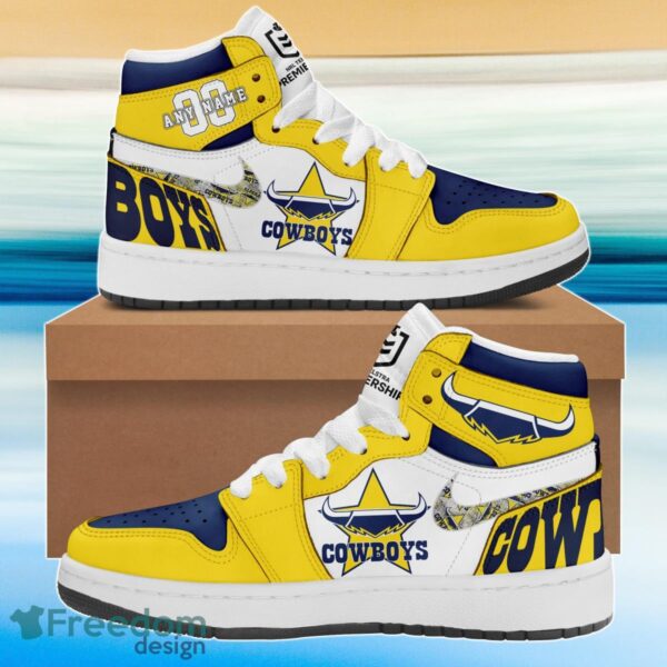 Tubopro North Queensland Cowboys AJ1 High Sneakers Shoes For Men And Women