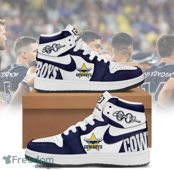 Tubopro North Queensland Cowboys AJ1 High Sneakers Shoes For Men And Women