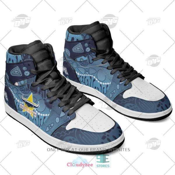 Tubopro North Queensland Cowboys NRL AJ1 High Sneakers Shoes For Men And Women - Image 2