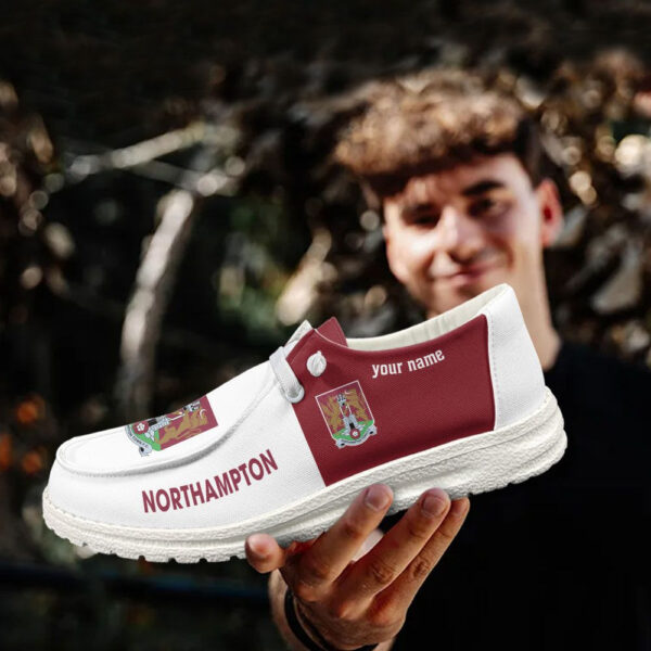 Tubopro Northampton Town F.C Personalized Hey Dude Shoes For Men And Women - Image 2