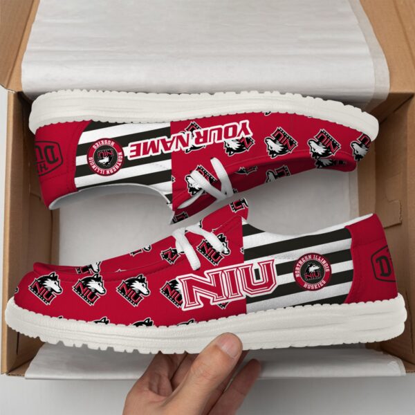 Tubopro Northern Illinois Huskies Personalized Hey Dude Shoes For Men And Women