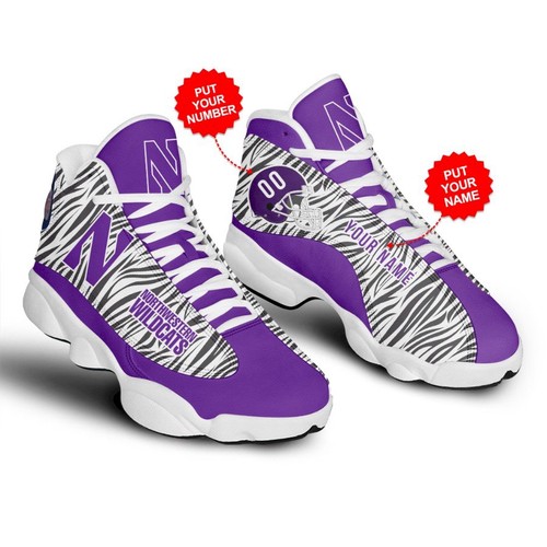Tubopro Northwestern Wildcats AJ13 Sneakers Shoes For Men And Women