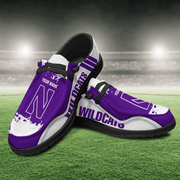 Tubopro Northwestern Wildcats Hey Dude Shoes For Men And Women - Image 2