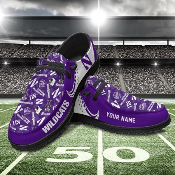 Tubopro Northwestern Wildcats Hey Dude Shoes For Men And Women - Image 2