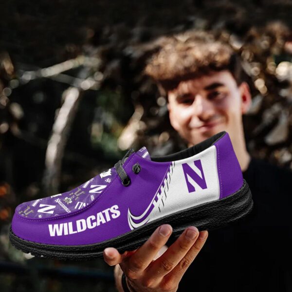 Tubopro Northwestern Wildcats Hey Dude Shoes For Men And Women - Image 4
