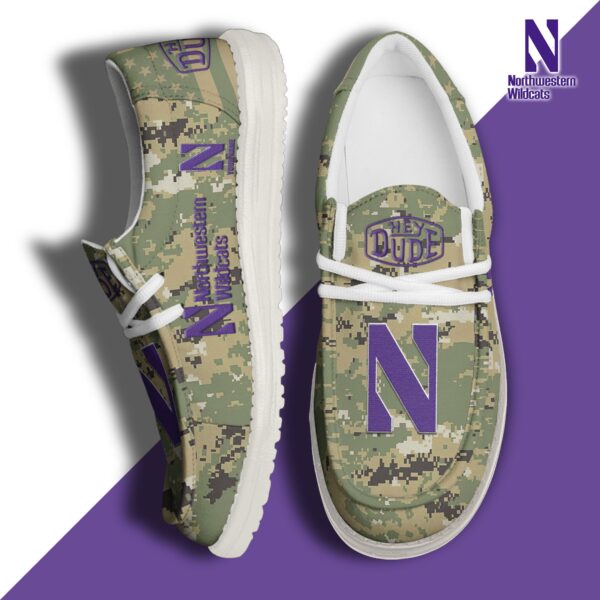 Tubopro Northwestern Wildcats Personalized Hey Dude Shoes For Men And Women