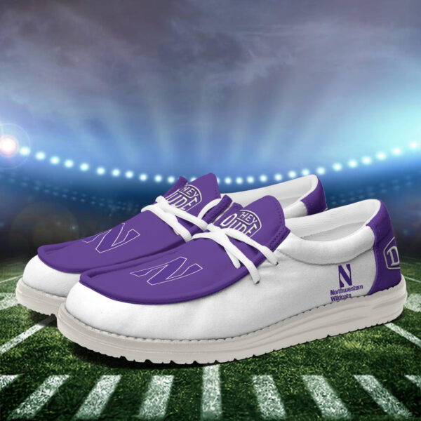 Tubopro Northwestern Wildcats Personalized Hey Dude Shoes For Men And Women - Image 3