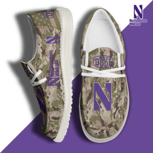 Tubopro Northwestern Wildcats Personalized Hey Dude Shoes For Men And Women