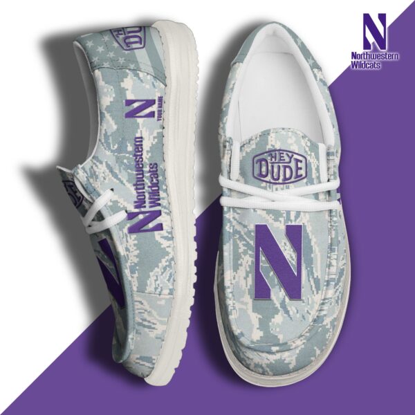 Tubopro Northwestern Wildcats Personalized Hey Dude Shoes For Men And Women