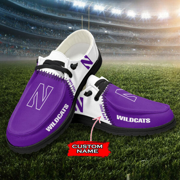 Tubopro Northwestern Wildcats Personalized Hey Dude Shoes For Men And Women