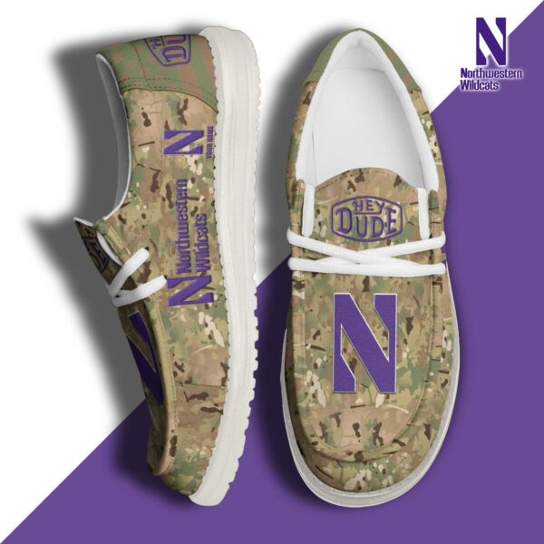 Tubopro Northwestern Wildcats Personalized Hey Dude Shoes For Men And Women