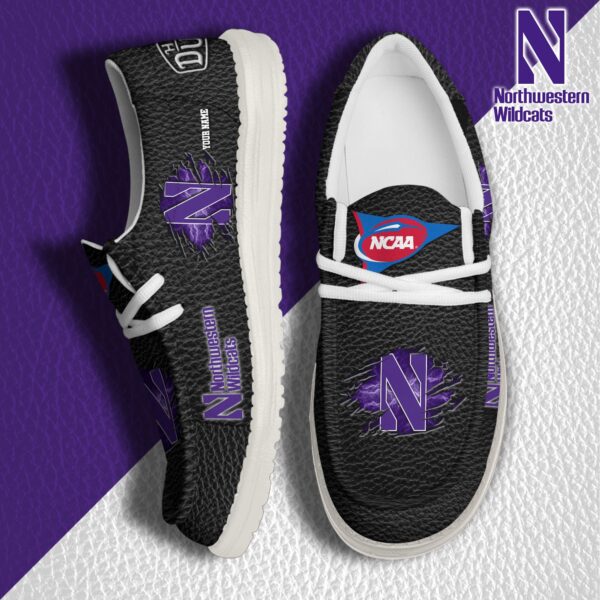Tubopro Northwestern Wildcats Personalized Hey Dude Shoes For Men And Women