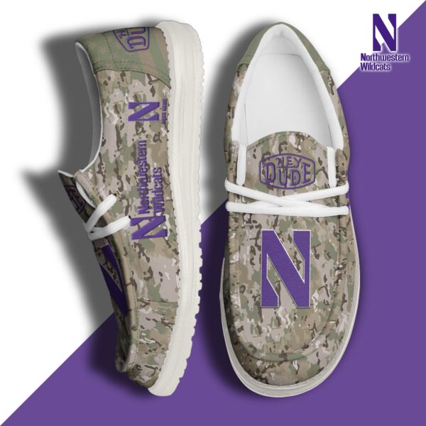 Tubopro Northwestern Wildcats Personalized Hey Dude Shoes For Men And Women