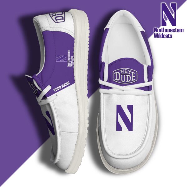 Tubopro Northwestern Wildcats Personalized Hey Dude Shoes For Men And Women