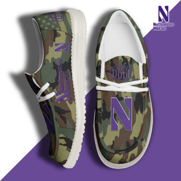 Tubopro Northwestern Wildcats Personalized Hey Dude Shoes For Men And Women