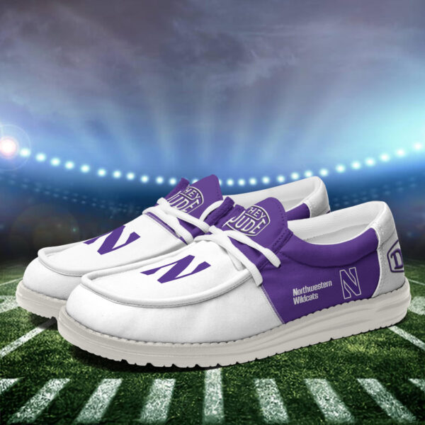 Tubopro Northwestern Wildcats Personalized Hey Dude Shoes For Men And Women - Image 4