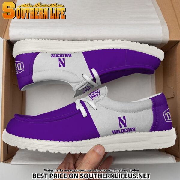 Tubopro Northwestern Wildcats Personalized Hey Dude Shoes For Men And Women - Image 3