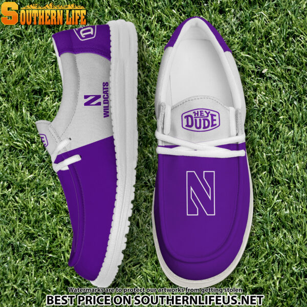 Tubopro Northwestern Wildcats Personalized Hey Dude Shoes For Men And Women