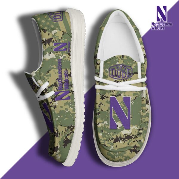 Tubopro Northwestern Wildcats Personalized Hey Dude Shoes For Men And Women