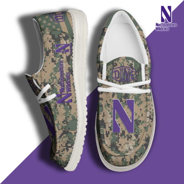 Tubopro Northwestern Wildcats Personalized Hey Dude Shoes For Men And Women