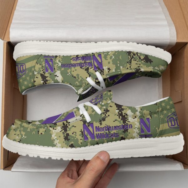 Tubopro Northwestern Wildcats Personalized Hey Dude Shoes For Men And Women - Image 2