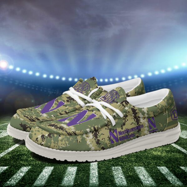 Tubopro Northwestern Wildcats Personalized Hey Dude Shoes For Men And Women - Image 3