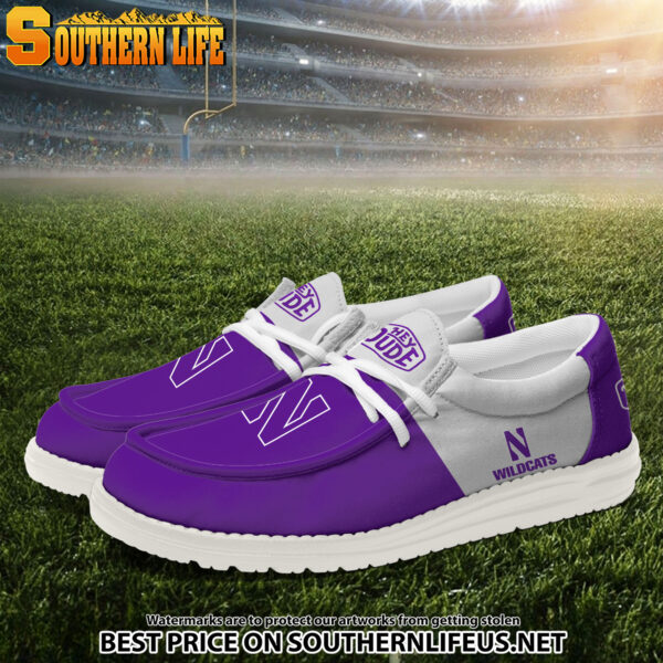 Tubopro Northwestern Wildcats Personalized Hey Dude Shoes For Men And Women - Image 2