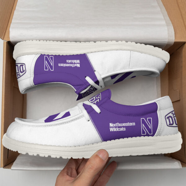 Tubopro Northwestern Wildcats Personalized Hey Dude Shoes For Men And Women - Image 3