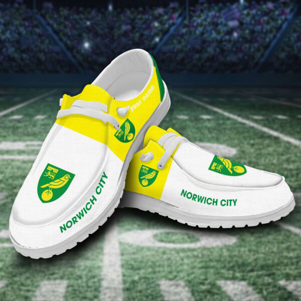 Tubopro Norwich City Personalized Hey Dude Shoes For Men And Women