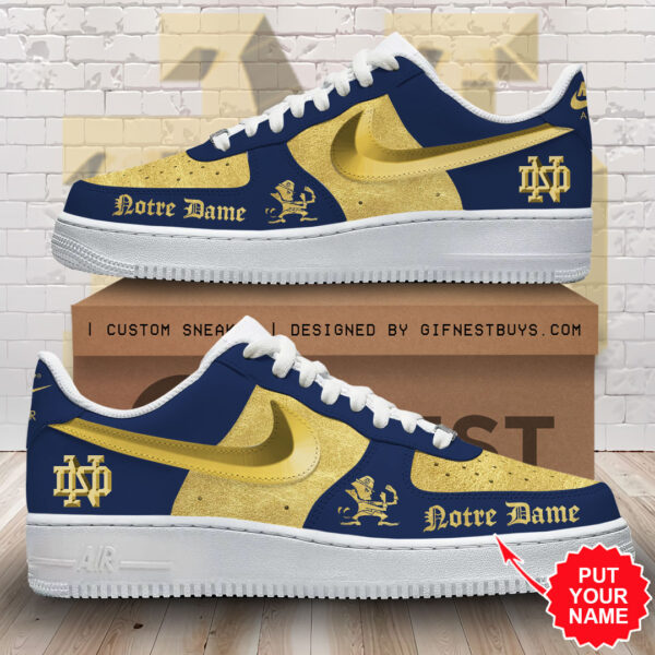 Tubopro Notre Dame Fighting Irish Air Low-Top Sneakers Shoes For Men And Women