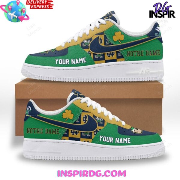 Tubopro Notre Dame Fighting Irish Air Low-Top Sneakers Shoes For Men And Women - Image 2
