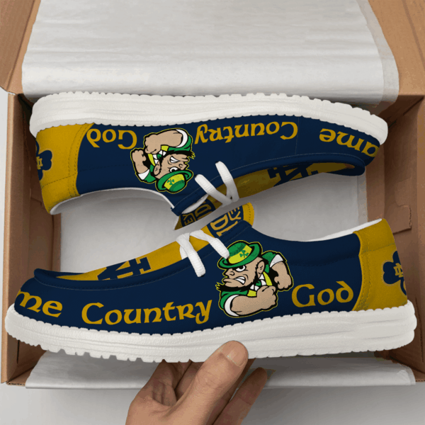 Tubopro Notre Dame Fighting Irish Personalized Hey Dude Shoes For Men And Women - Image 6