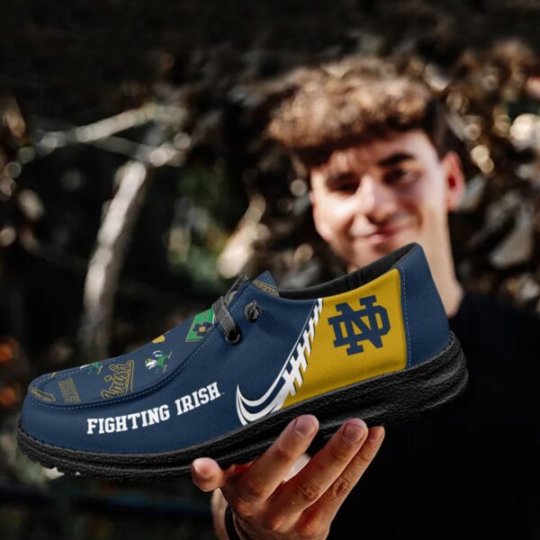Tubopro Notre Dame Fighting Irish Hey Dude Shoes For Men And Women - Image 4