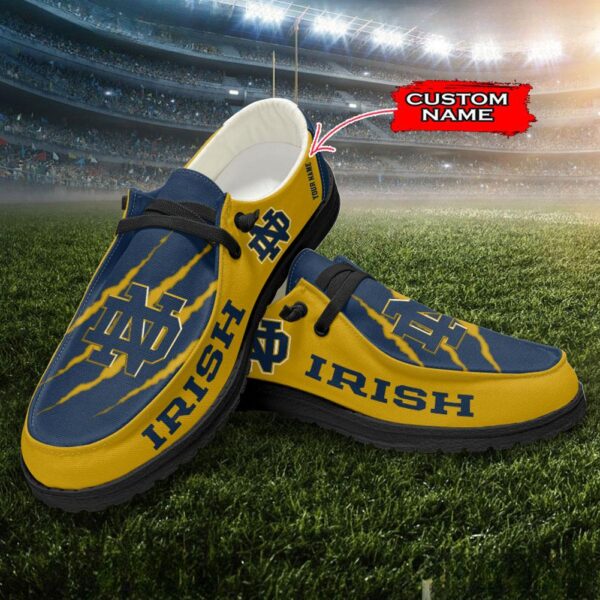 Tubopro Notre Dame Fighting Irish Hey Dude Shoes For Men And Women - Image 2