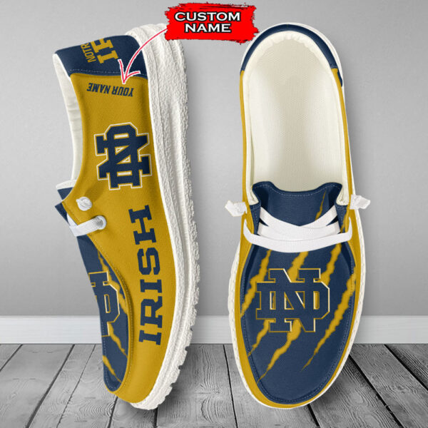 Tubopro Notre Dame Fighting Irish Hey Dude Shoes For Men And Women - Image 5