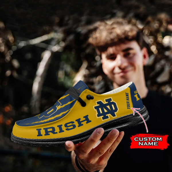 Tubopro Notre Dame Fighting Irish Hey Dude Shoes For Men And Women - Image 3