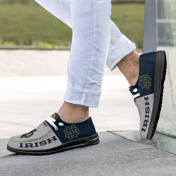 Tubopro Notre Dame Fighting Irish Hey Dude Shoes For Men And Women - Image 8