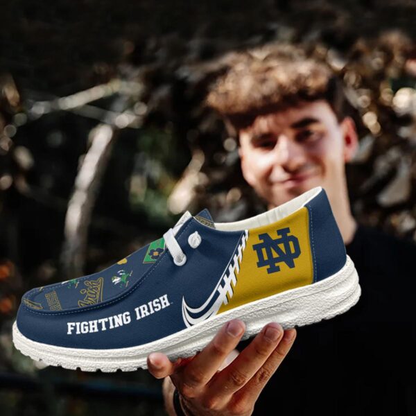 Tubopro Notre Dame Fighting Irish Hey Dude Shoes For Men And Women - Image 3