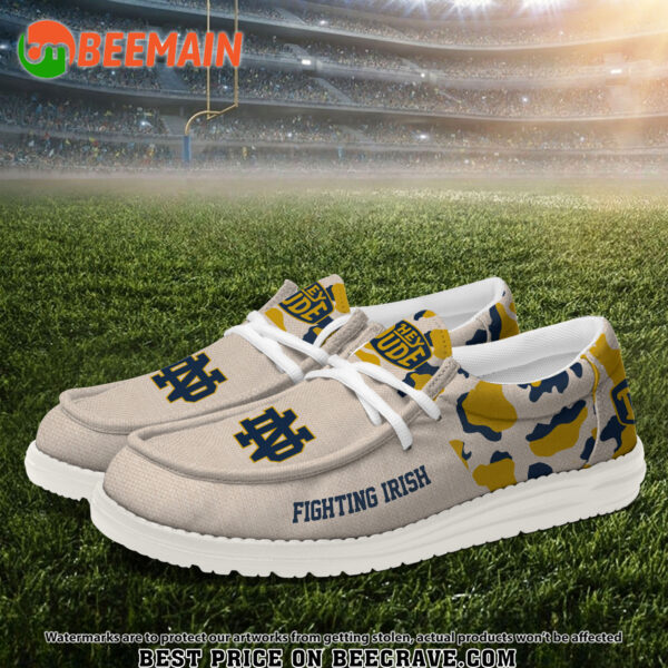 Tubopro Notre Dame Fighting Irish Hey Dude Shoes For Men And Women - Image 2