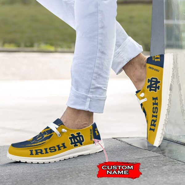 Tubopro Notre Dame Fighting Irish Hey Dude Shoes For Men And Women - Image 6